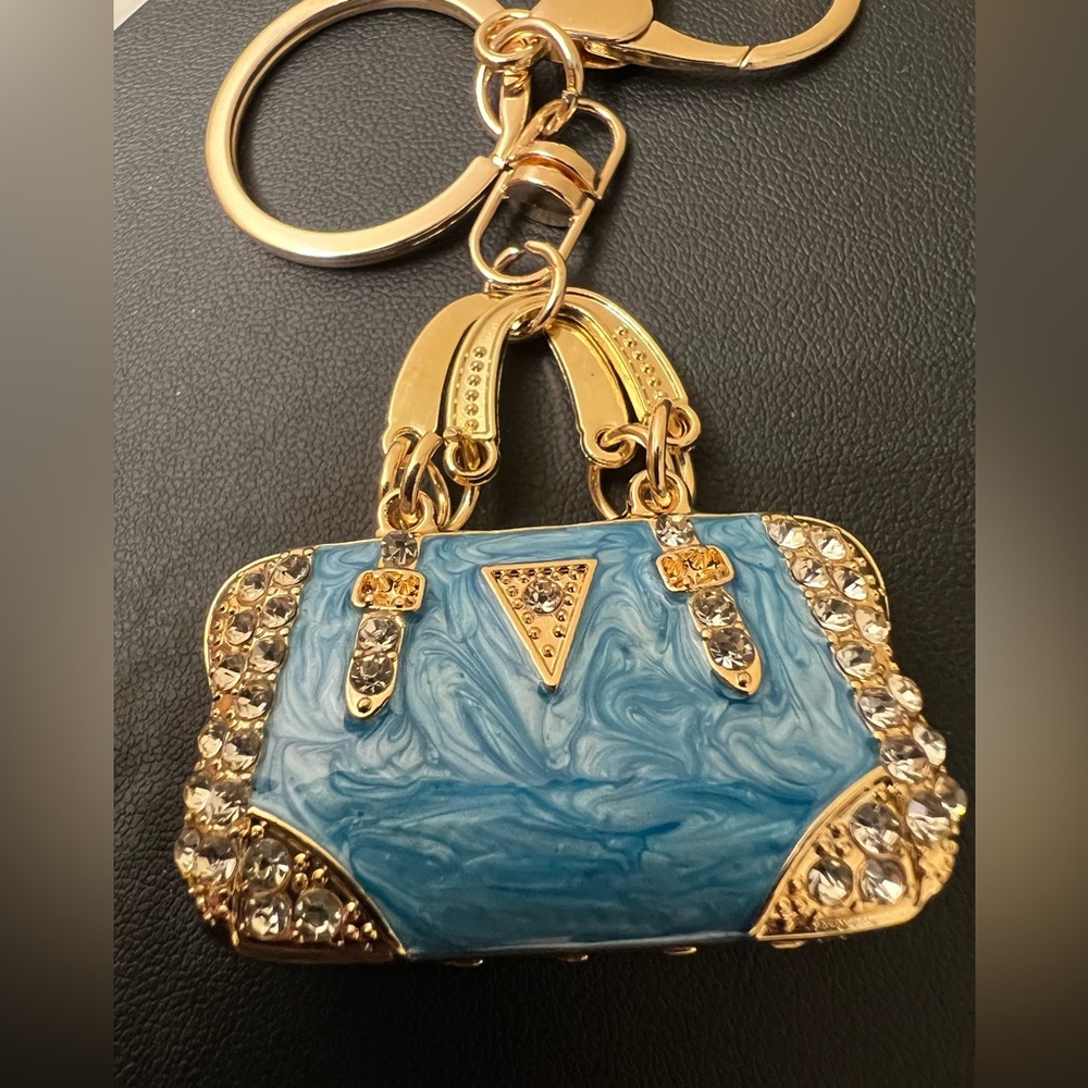 Bagcharm / Keychain Rhinestone Handbag New